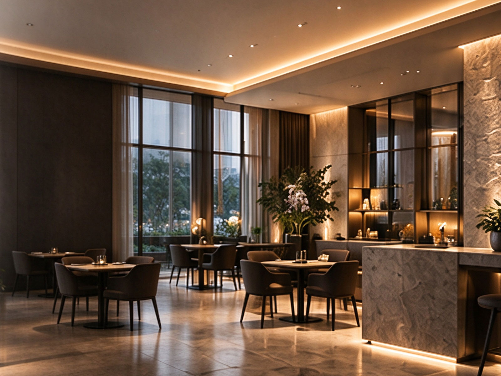 Interior with the Daytime lighting scene applied